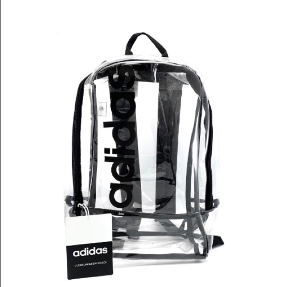 Adidas clear linear backpack
